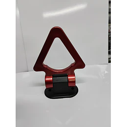  Gancho de remolque arrastre para autos universal delantero plástico color Rojo