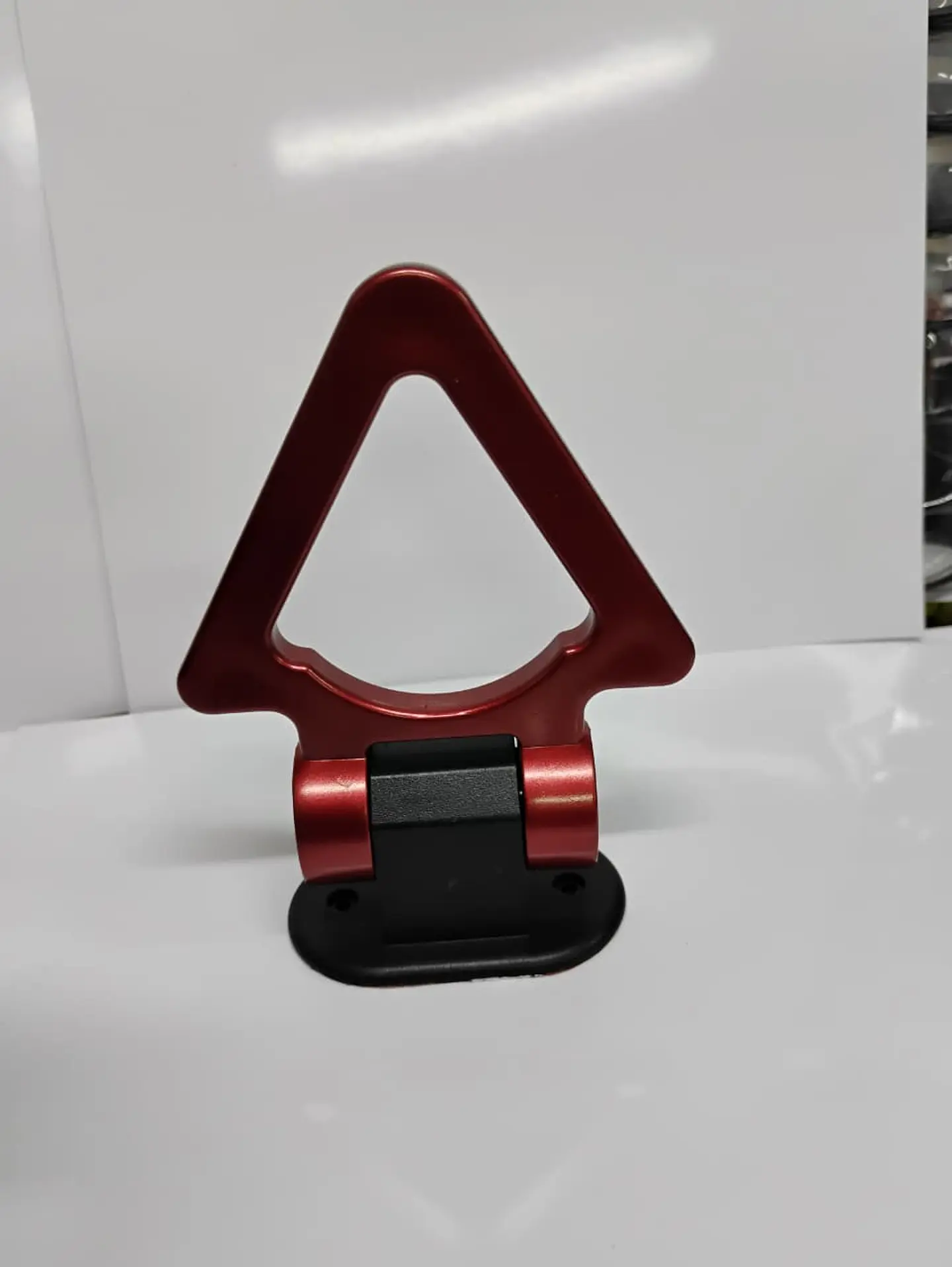  Gancho de remolque arrastre para autos universal delantero plástico color Rojo 1