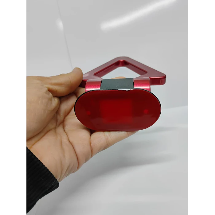  Gancho de remolque arrastre para autos universal delantero plástico color Rojo 6