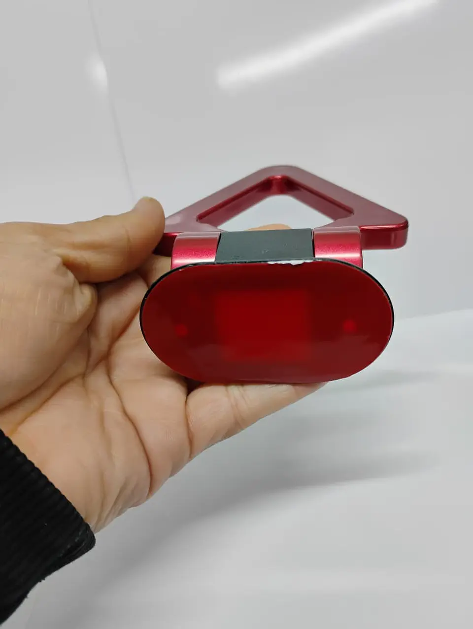 Gancho de remolque arrastre para autos universal delantero plástico color Rojo 6