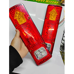 Par de focos led traseros 24V para Camiones CARRO DE ARRASTRE 