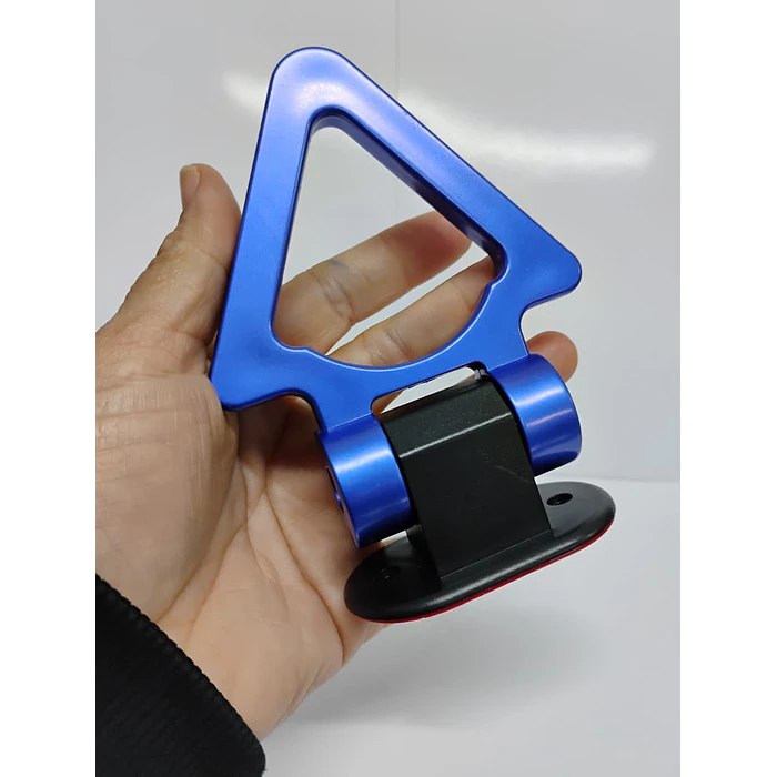 Gancho de remolque arrastre para autos universal delantero color azul 3