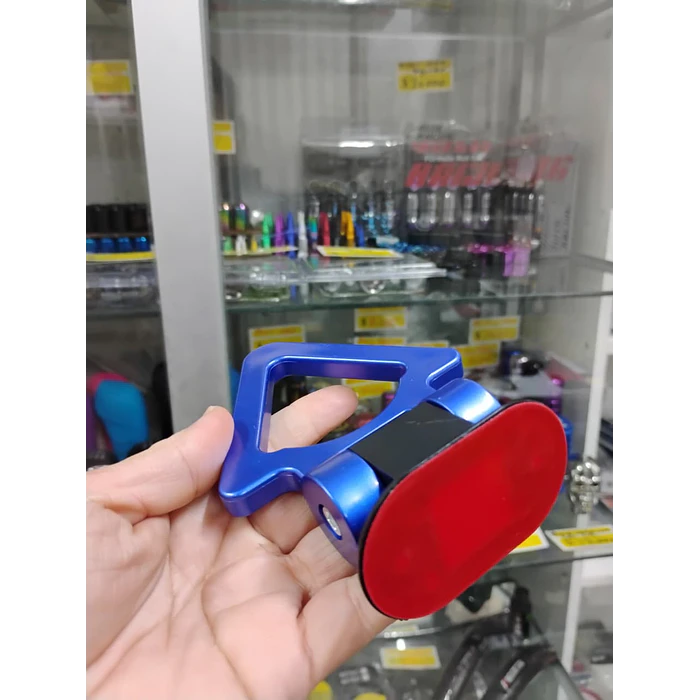 Gancho de remolque arrastre para autos universal delantero color azul 9