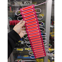 Módulo Caluga led Rosado,fucsia 12v X20 Piezas impermeables con adhesivo 