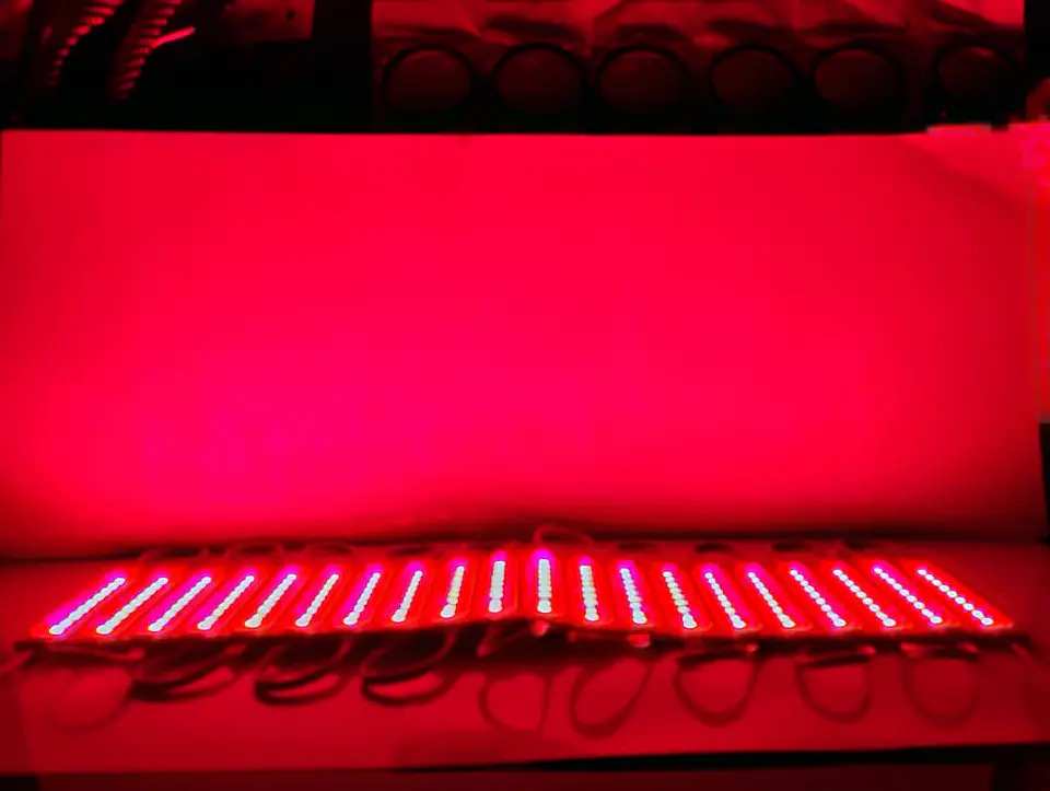 Módulo Caluga led Rosado,fucsia 12v X20 Piezas impermeables con adhesivo  6