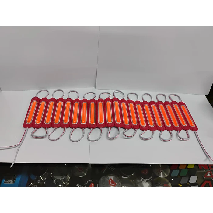 Módulo Caluga led Rosado,fucsia 12v X20 Piezas impermeables con adhesivo  7