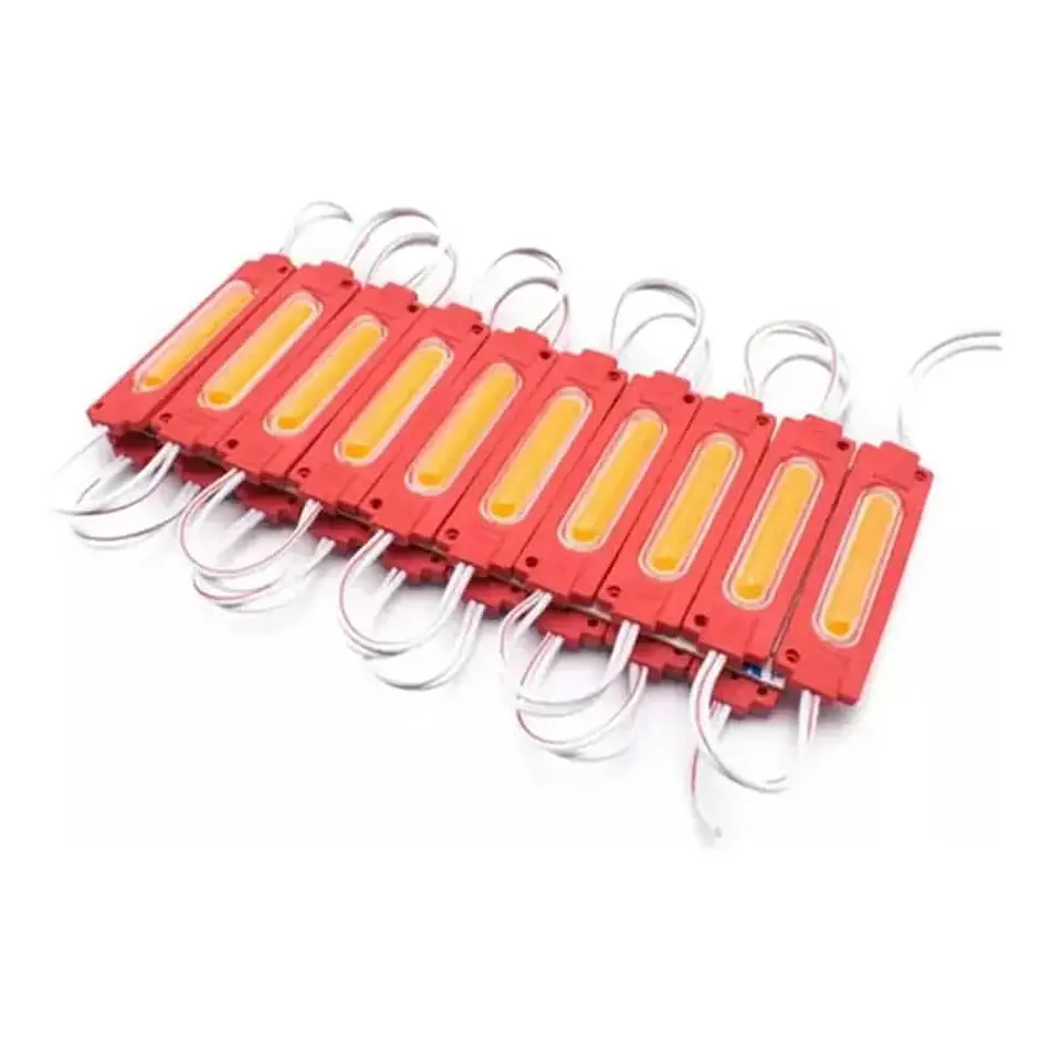 Módulo Caluga led Rosado,fucsia 12v X20 Piezas impermeables con adhesivo  12