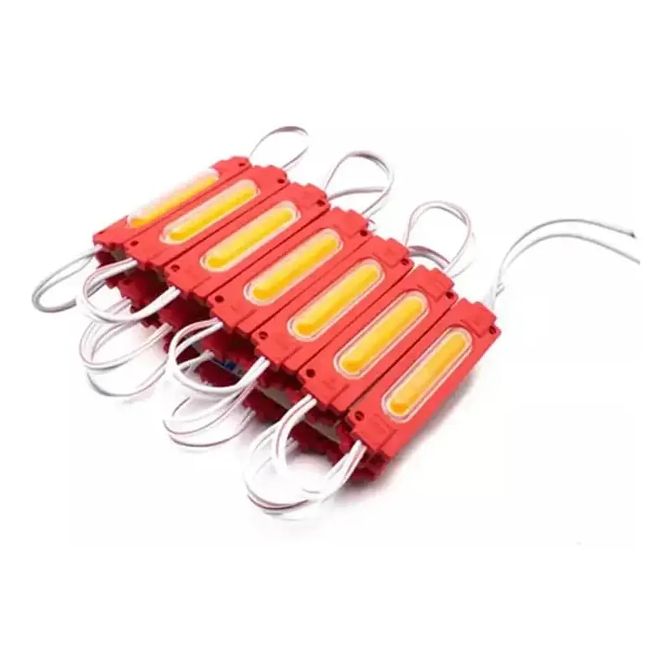 Módulo Caluga led Rosado,fucsia 12v X20 Piezas impermeables con adhesivo  13