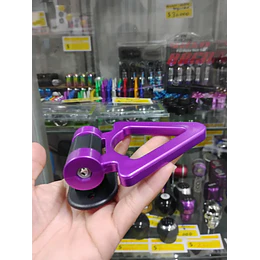 Gancho de remolque arrastre para autos color morado, lila