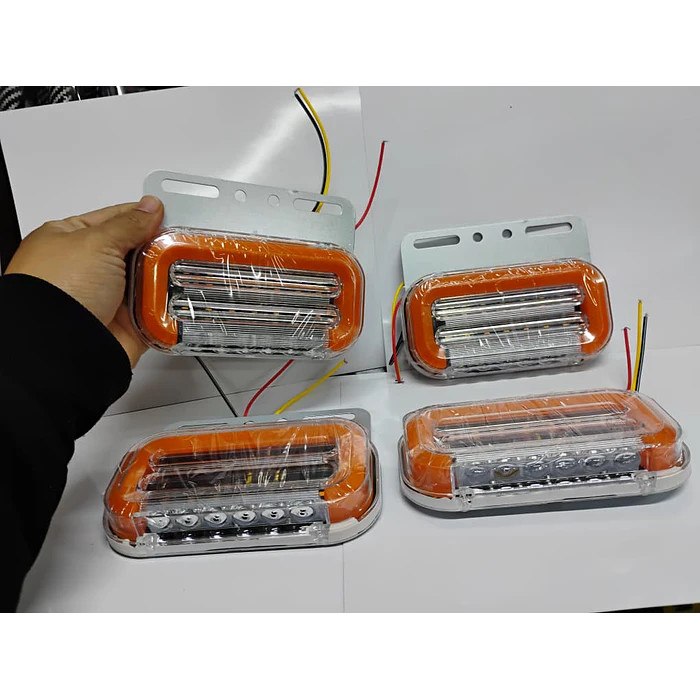 Pack 4 Focos LED Posición Trocha Señalización 12-24 V 3 Funciones. 8