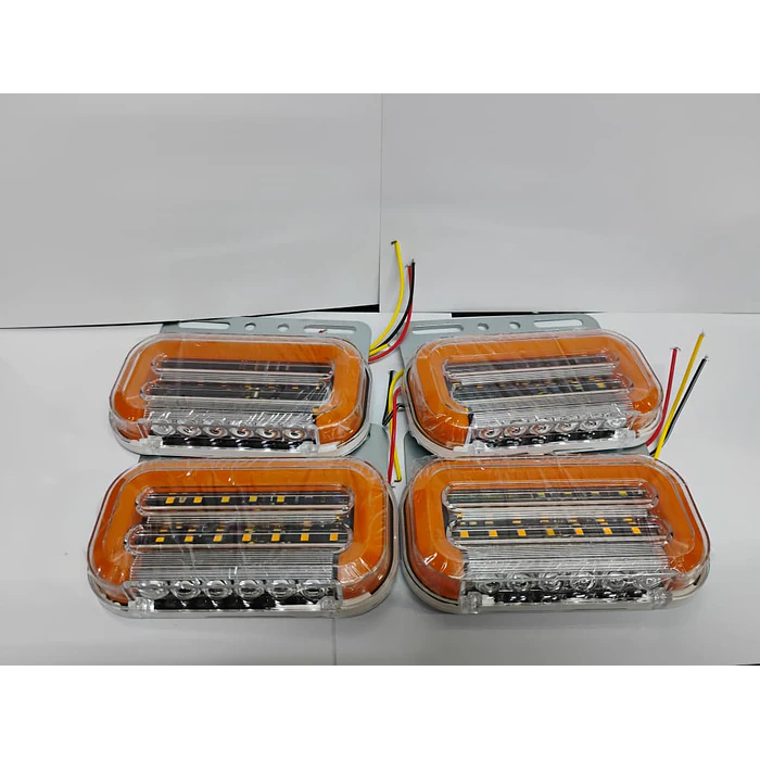 Pack 4 Focos LED Posición Trocha Señalización 12-24 V 3 Funciones. 9
