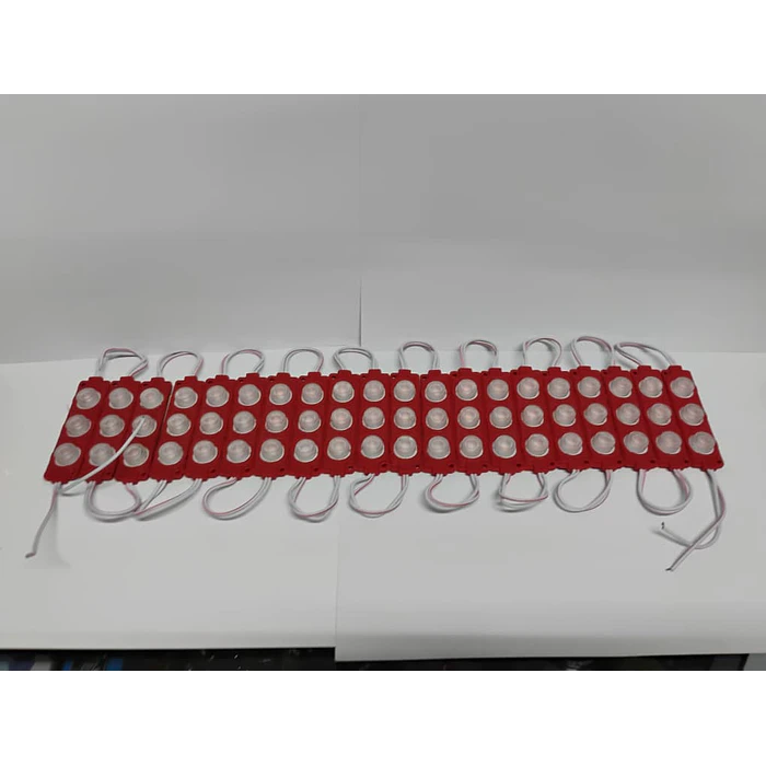 Módulo Caluga led rojo 12v X20 Piezas impermeables con adhesivo  2