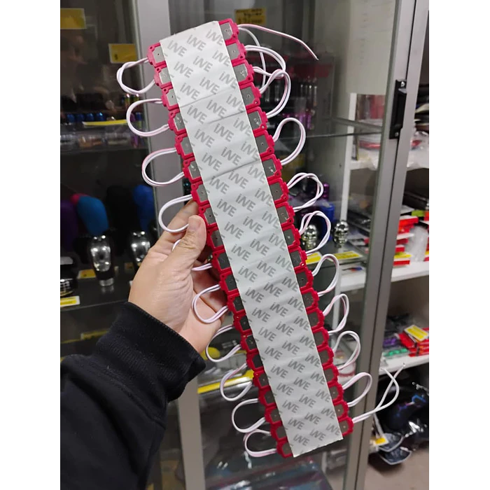 Módulo Caluga led rojo 12v X20 Piezas impermeables con adhesivo  4