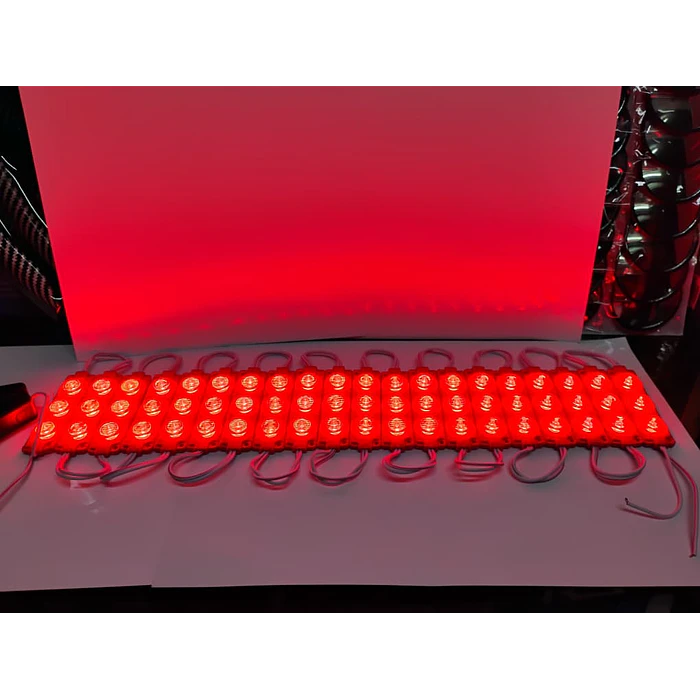 Módulo Caluga led rojo 12v X20 Piezas impermeables con adhesivo  7