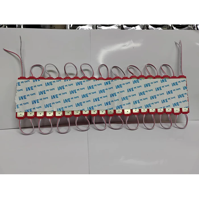 Módulo Caluga led rojo 12v X20 Piezas impermeables con adhesivo  12