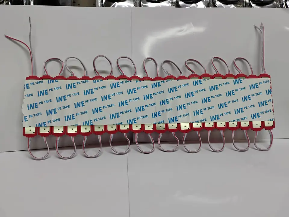Módulo Caluga led rojo 12v X20 Piezas impermeables con adhesivo  12