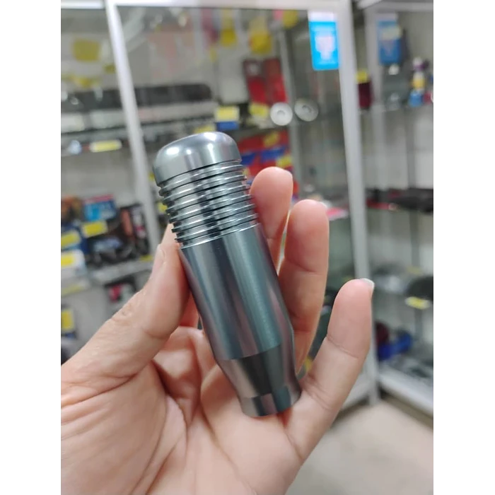 Pomo Perilla cambio metálico universal 8.5cm Gris grafito 7