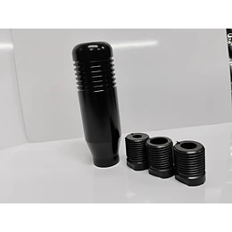 Pomo Perilla cambio metálico universal 8.5cm Negro