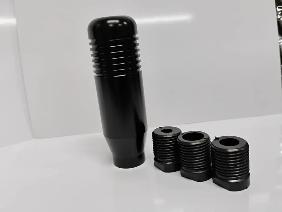 Pomo Perilla de cambio universal metalico 8.5cm Negro 🖤  1