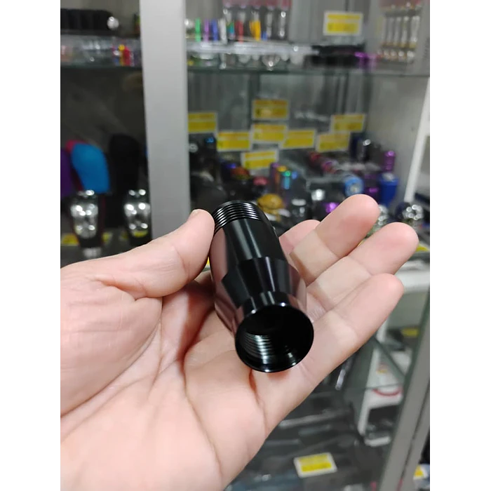 Pomo Perilla cambio metálico universal 8.5cm Negro 2