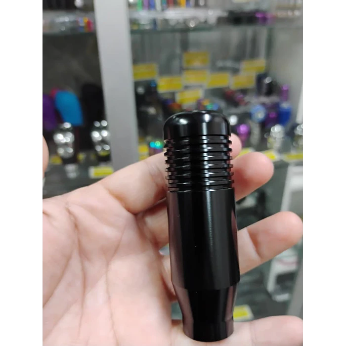 Pomo Perilla cambio metálico universal 8.5cm Negro 4