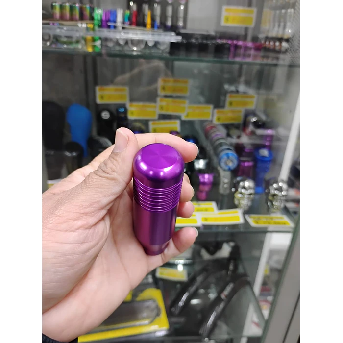 Pomo Perilla cambio metálico universal 8.5cm Morado 2