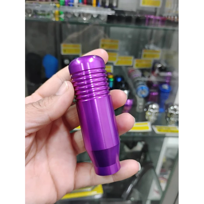 Pomo Perilla cambio metálico universal 8.5cm Morado 3