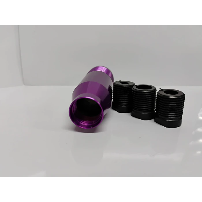 Pomo Perilla cambio metálico universal 8.5cm Morado 8