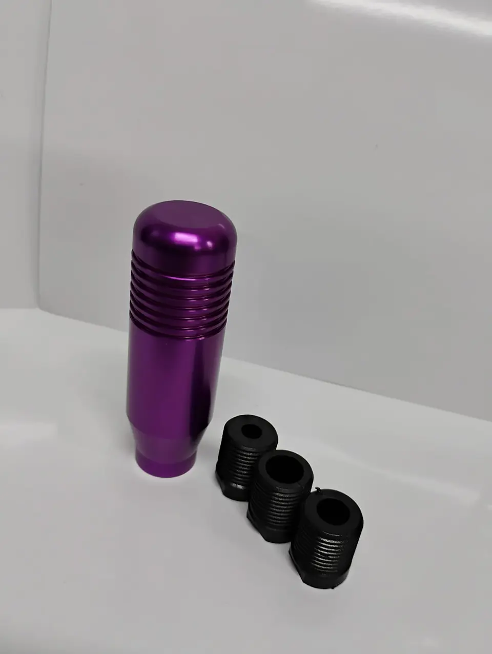 Pomo Perilla de cambio universal metalico 8.5cm morado, lila 💜 9