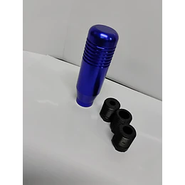 Pomo Perilla cambio metálico universal 8.5cm Azul