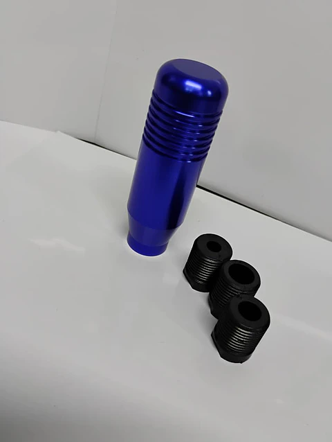 Pomo Perilla de cambio universal metalico 8.5cm Azul 💙