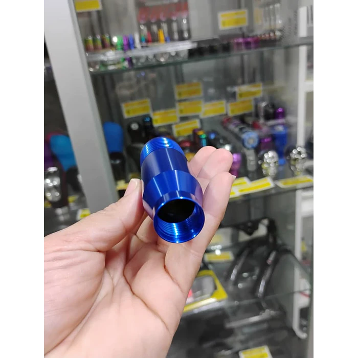 Pomo Perilla cambio metálico universal 8.5cm Azul 5