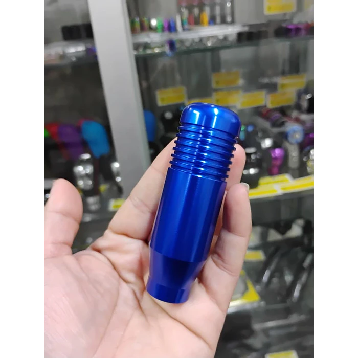 Pomo Perilla cambio metálico universal 8.5cm Azul 7