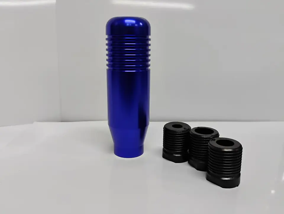 Pomo Perilla de cambio universal metalico 8.5cm Azul 💙 8