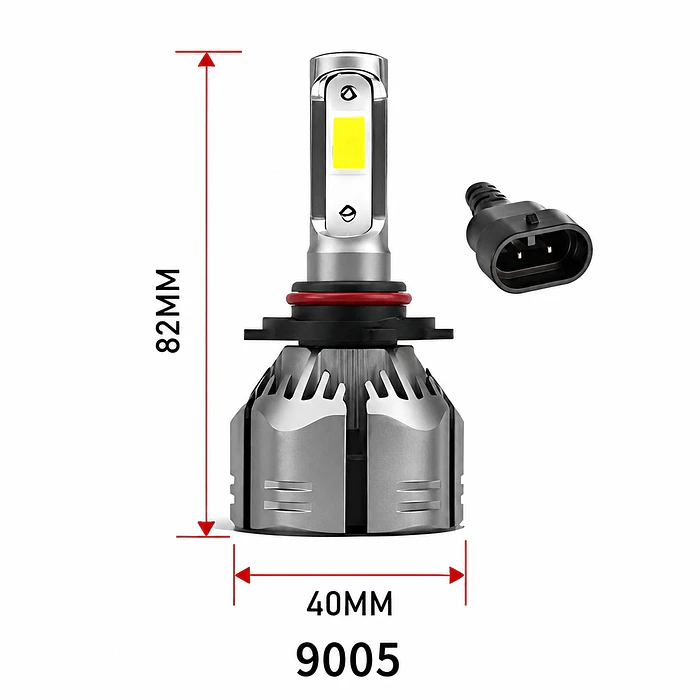 Ampolletas Turbo LED 9005/9006 12000 lm 150W 6000K - Par 2