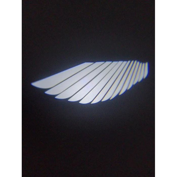 X2 Luces LED cortesía puerta auto batería, logo alas 3