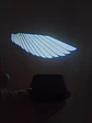 *💥 X2 luces led de cortesía o bienvenida para puertas de autos a bateria triple A logo alas - thumbnail 5