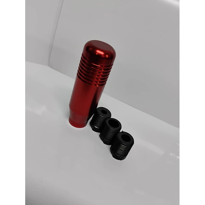 Pomo Perilla cambio metálico universal 8.5cm Rojo 1