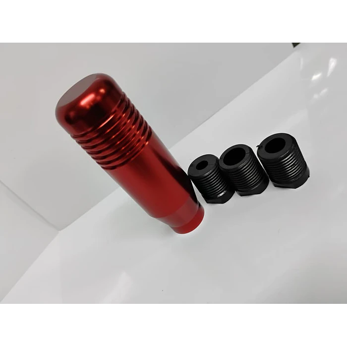 Pomo Perilla cambio metálico universal 8.5cm Rojo 3