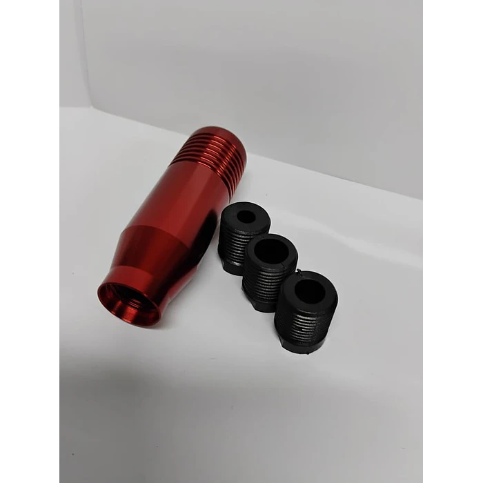 Pomo Perilla cambio metálico universal 8.5cm Rojo 9