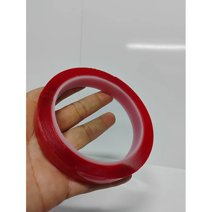 Cinta adhesiva doble cara transparente de 3mtrs de largo Por 1.5mm de ancho  7