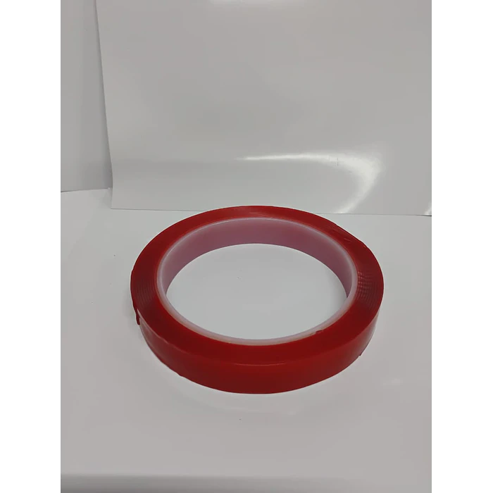 Cinta adhesiva doble cara transparente de 3mtrs de largo Por 1.5mm de ancho  8