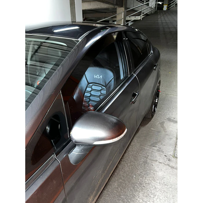 Bota Aguas Acrílico 2mm Negro Brillante - Kia Rio 4 2011-17 4