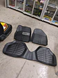 Set Alfombras auto bandeja camello 3D universales cuero eva  - thumbnail 6