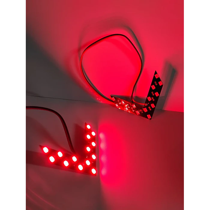 Luz Led Flecha Para Espejo Retrovisor 12V 14 smd universal 9