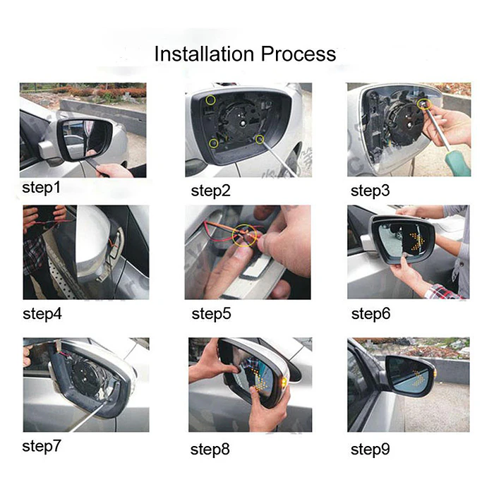 Luz Led Flecha Para Espejo Retrovisor 12V 14 smd universal 13