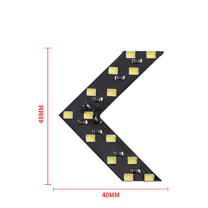 Luz Led Flecha Para Espejo Retrovisor 12V 14 SMD Universal 8