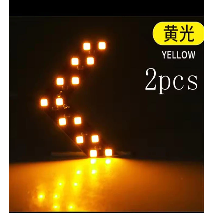 Luz Led Flecha Para Espejo Retrovisor 12V 14 SMD Universal 5