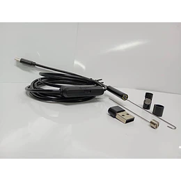 CÁMARA ENDOSCÓPICA USB TIPO C 7MM – 2 METROS