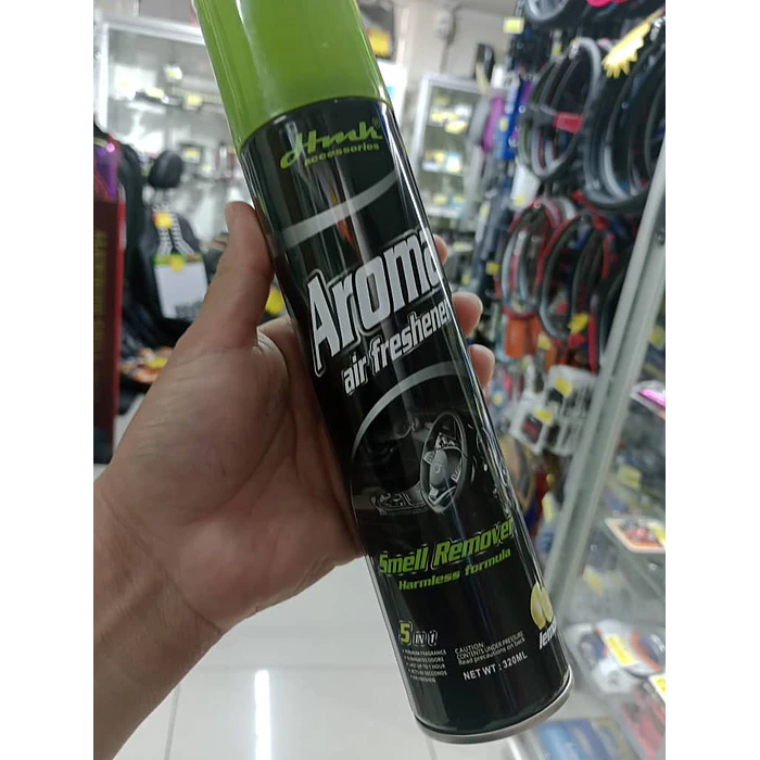 Aromatizante de autos en Spray aroma limón removedor de olores 320ml 1